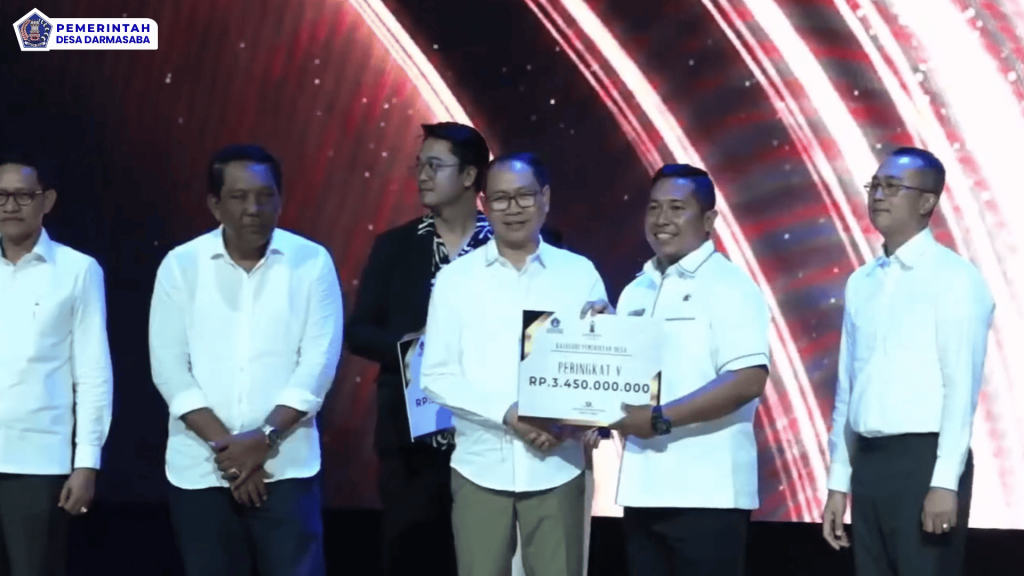 DESA DARMASABA KEMBALI MERAIH PERINGKAT V DALAM AJANG MANGUPURA AWARD
